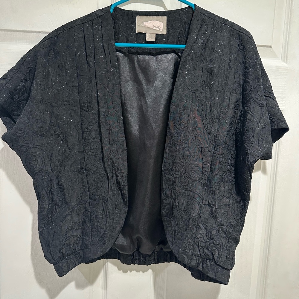 Fox Black Nylon-Polyester Jacket - image 1